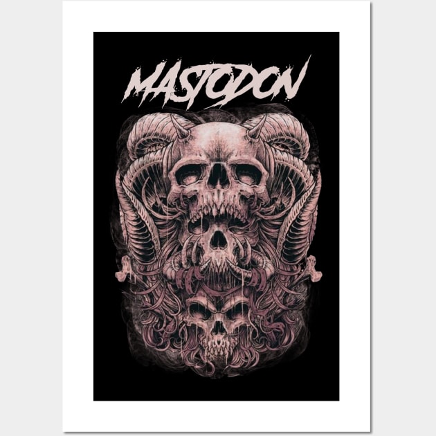 MASTODON BAND Wall Art by Angelic Cyberpunk